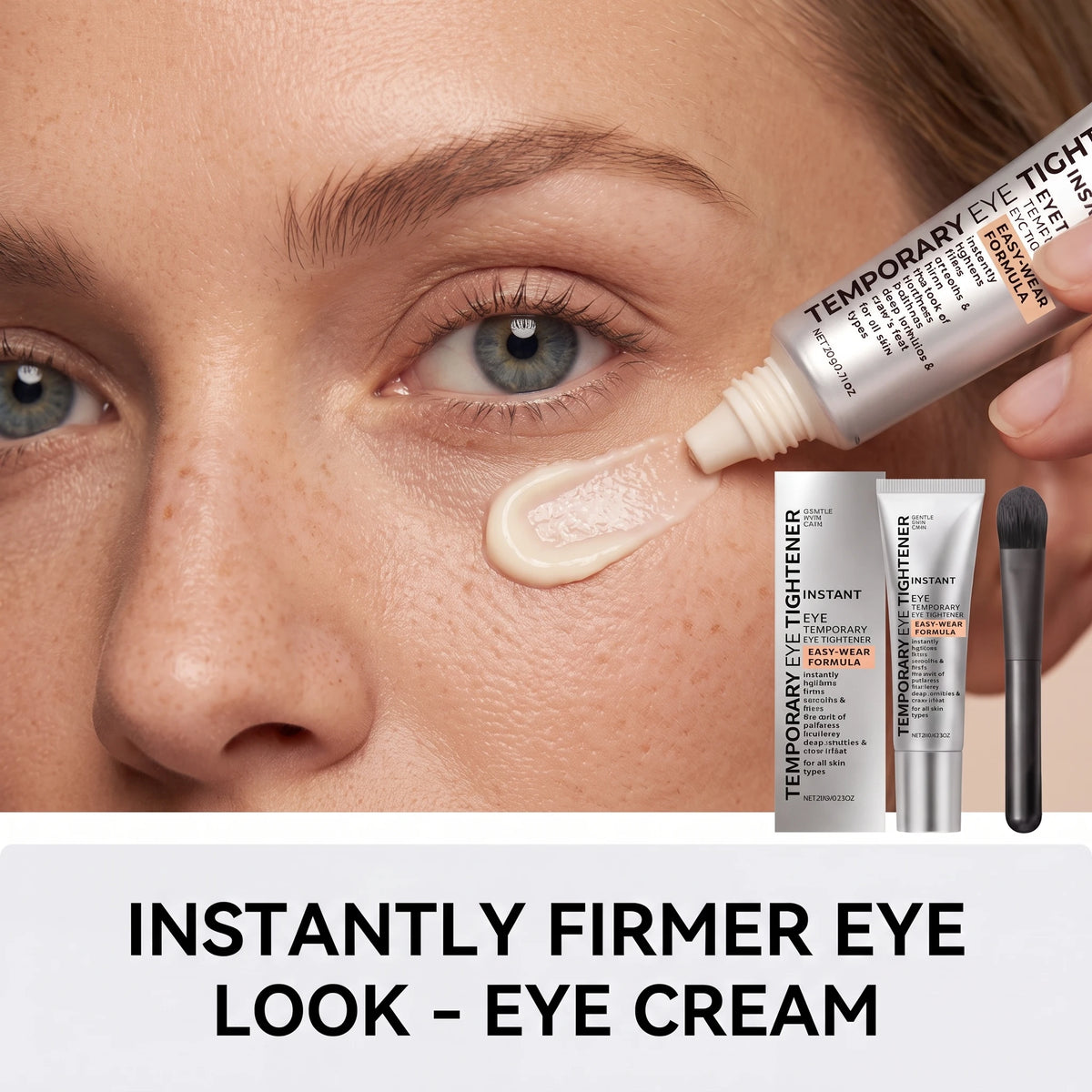 Instant Firming Eye Cream Anti Aging Lighten Dark Circles Reduce Puffiness Moisturize Wrinkle Elimination Easy Absorb Daily Eye Care