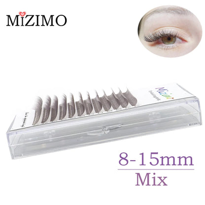 The Royal Blue Color 8-15 Length Is Mixed With Natural Softness To Extend The Professional Grafting False Eyelash Makeup 0.07