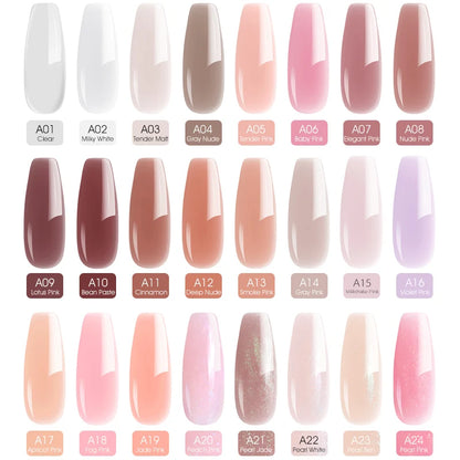 VENALISA Clear Color Extension Gel Pearl Glittle Gel Canni Supply Camouflage Fasting Jelly Nail Gel Self Leveling Acrylic Gel