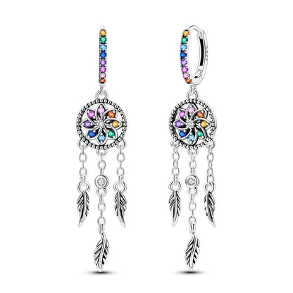 925 Sterling Silver Hoops Earrings Hypoallergenic Hoops Earrings With Zirconia Fashion High Quality Jewelry for Women Girls