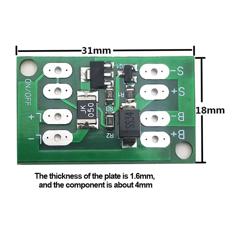 Diy Courtyard Street Light Solar Generator Charge Controller Auto Light Control Circuit Switch Lithium Battery Charging Board
