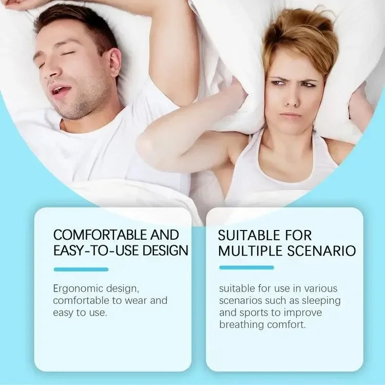 Breathing Aid Nasal Patches Kit for Snore Prevention, Gentle Airflow Enhancer, Smooth Sleep Helper, Portable Daily Care Set