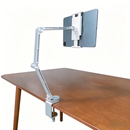 Adjustable Aluminum Desktop Stand Suitable For Tablets iPad Universal Foldable 360 ° Rotation Compatible With 4.7-12.9 Inch