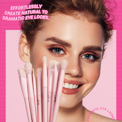 Jessup Pink Makeup Brushes Set 14pcs Make up Brushes Premium Vegan Foundation Blush Eyeshadow Liner Powder Blending Brush,T495