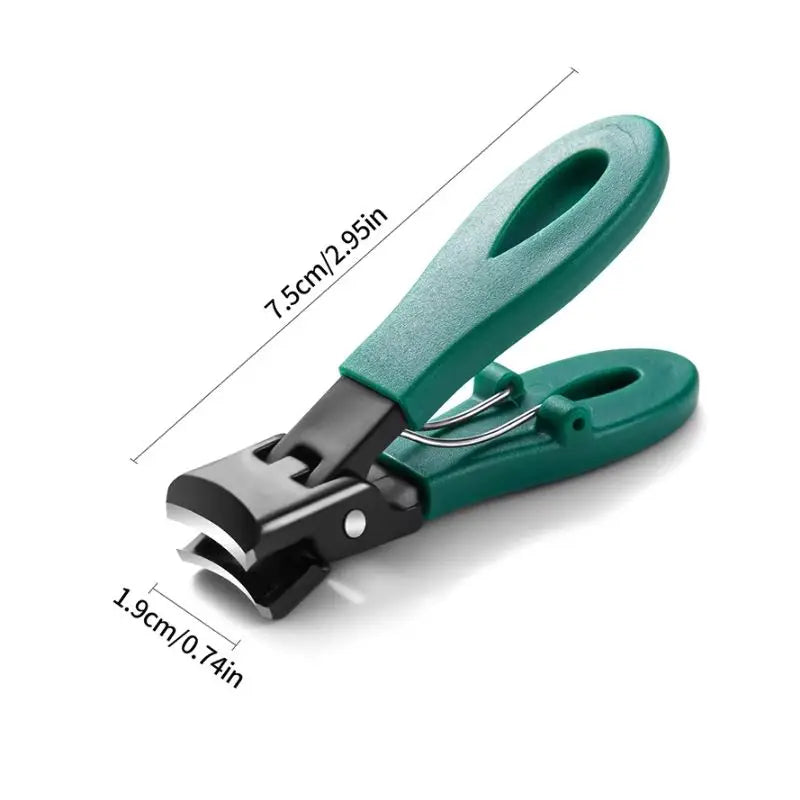 Portable Ultra Sharp Nail Clippers Stainless Steel Wide Jaw Opening Anti Splash Toe Fingernail Trimmers For Woman Man