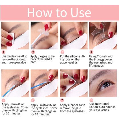 ICONSIGN Lash Lift Kit Lifiting Eyelash Enhancer Lifting Kit Salon Lash Perm Eyes Makeup Gift For Friends