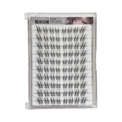60/100pcs 3D Eyelash Extensions Curling Up Volume False Eyelashes DIY Cosplay Makeup for Women and Girls Cosmetic Supplies