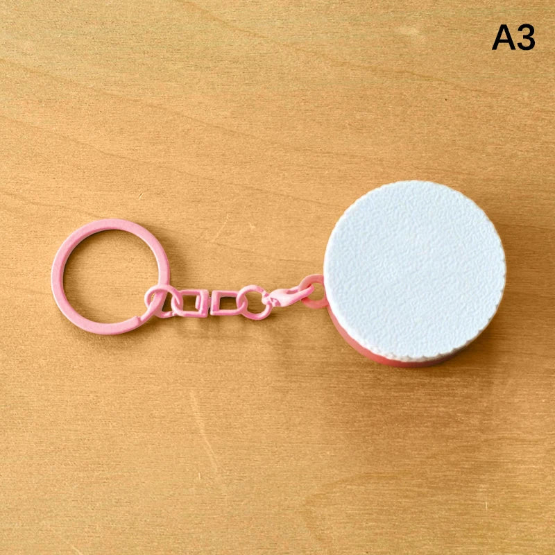 Mini Portable Plastic Pill Box with Keychain - Cross Symbol Medicine Case for Daily Use And Emergencies Sliding Capsule Holder