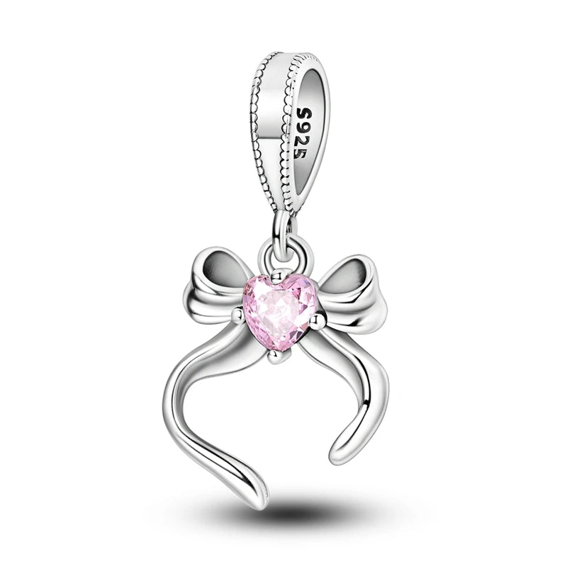 Charm Hot Sales 925 Silver Original Charms Beads Fit Pendant Charm Bracelet Dangle for Women DIY Fine Jewelry Making