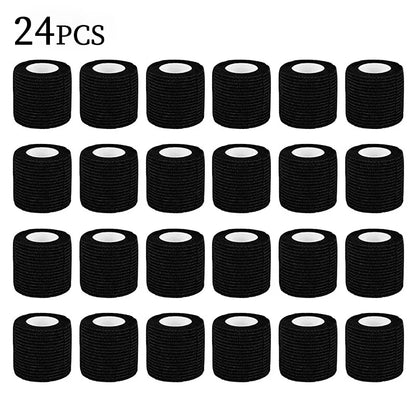6/12/24/48Pcs Tattoo Bandage POSEIDON Disposable Waterproof Self-adhesive Elastic Bandage Black Assembled Tattoo Bandage