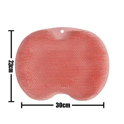 Exfoliating Foot Brush and Back Scrubber Anti-Slip Suction Cup - Deep Cleansing and Exfoliating Tool for Body Dirt Removal