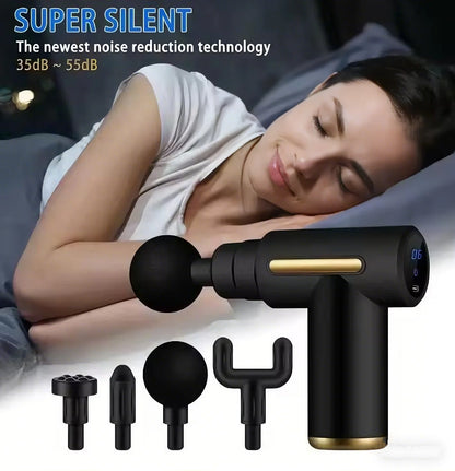 2026 Portable Muscle Massage Gun For Body Massage, With Led Touch Screen, Speed Adjustment, Rechargeable