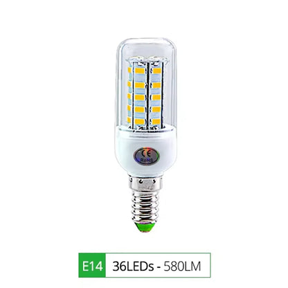 E27 E14 LED Lamp SMD 5730 220V Corn Light Bulb 24 36 56 72 LEDs Energy Saving Lamp Ampoule LED Chandelier Lighting for Home