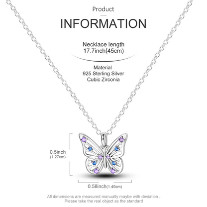Original 925 Sterling Silver Necklace For Women Pearl Cross Butterfly Turtle Heart Shape Women Necklace Jewelry Gift