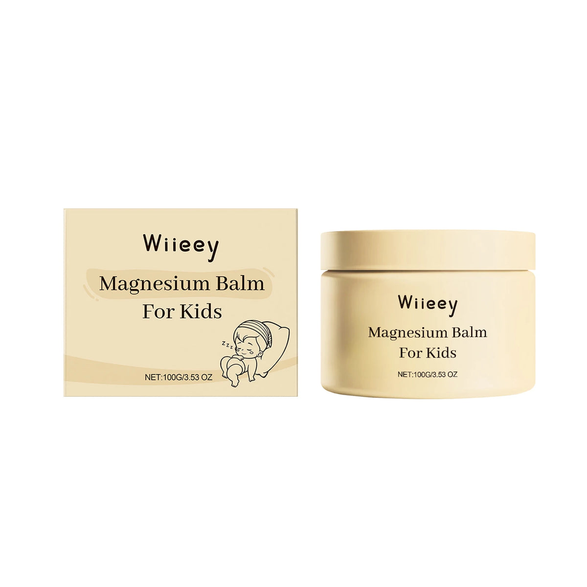 Magnesium Balm for Kids Lavender Relieve Anxiety Relax Both Body and Mind Better Sleep Moisturizing Lavender Magnesium Lotion