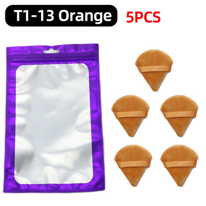 OGEYERO Velvet Triangle Powder Puff Make Up Sponges for Face Eyes Contouring Shadow Seal Cosmetic Foundation Makeup Tool