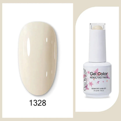 Clou Beaute TPO FREE Nail Gel Polish High Pigment Nail Art Supply Spring Summer Pastal Color Varnish UV Gel Clear Base Top Coat