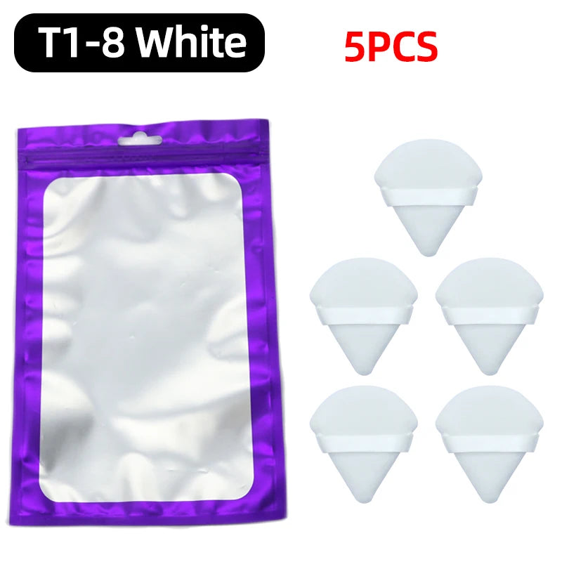 OGEYERO Velvet Triangle Powder Puff Make Up Sponges for Face Eyes Contouring Shadow Seal Cosmetic Foundation Makeup Tool