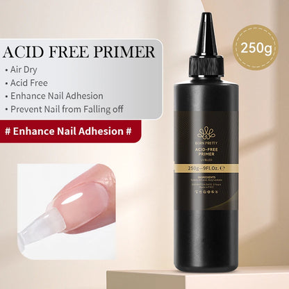 BORN PRETTY 250g Super Strong Nail Glue For False Nail Tips Press On Nails Refilled Package Base Gel Top Coat Matte Top Coat
