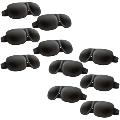 3D Contoured Sleep Mask 100% Light Blocking Eye Mask Ultra-Soft Skin-Friendly Material Breathable Eye Cover For Rest Travel Yoga