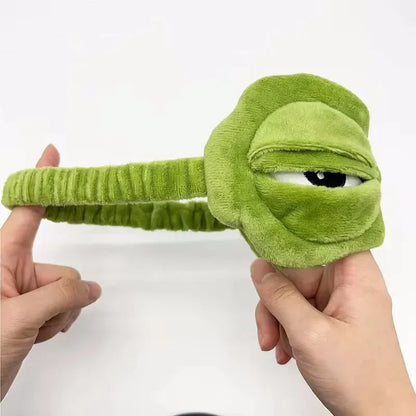 Funny Frog Pattern Sleep Eye Mask - Soft Comfort Light Blocking Relax Cover for a Good Night's Sleep