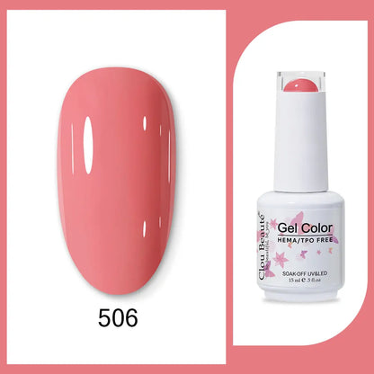 Clou Beaute TPO FREE Nail Gel Polish High Pigment Nail Art Supply Spring Summer Pastal Color Varnish UV Gel Clear Base Top Coat