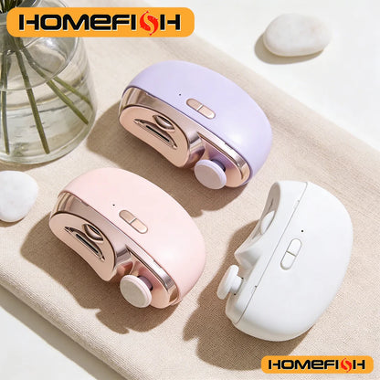 Electric Baby Nail Trimmer Automatic - Anti-Splash Anti-Pinch Nail Polisher