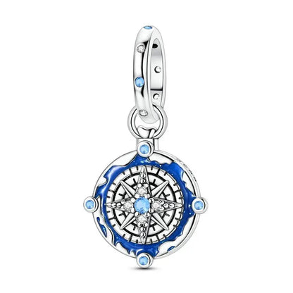 New 925 Sterling Silver Charms Beads Pendants Colorful Tree of Life Cosmic Starry Sky Charms For Women Bracelet DIY Jewelry Gift
