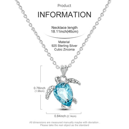 Original 925 Sterling Silver Necklace For Women Pearl Cross Butterfly Turtle Heart Shape Women Necklace Jewelry Gift