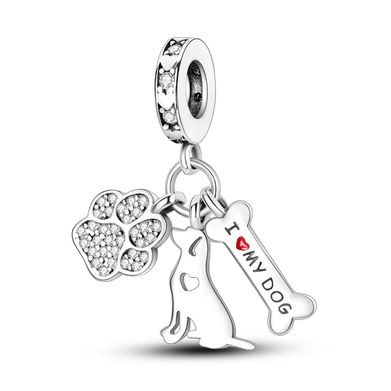 Charm Hot Sales 925 Silver Original Charms Beads Fit Pendant Charm Bracelet Dangle for Women DIY Fine Jewelry Making