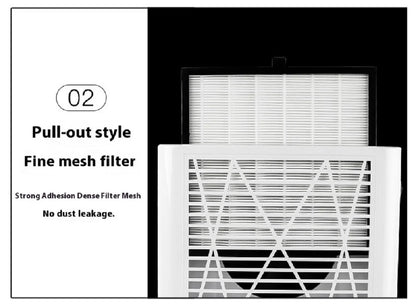 Powerful Nail Dust Collector Fan For Nail Salon Reusable Filter Nail Art Vacuum Cleaner Supplies