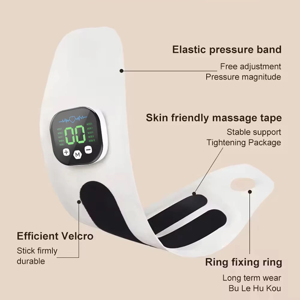 EMS Electric Hand Wrist Massager 10 Mode Vibration Massage 29 Levels Massage Hands Rechargeable Wrist Brace Protector Wrap