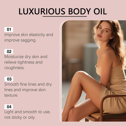 Sagging Firming Skin Body Oil Skin Tightening Anti-Aging Refreshing Abdomen Thigh Improve Elasticity Anti Cellulite Massage Oil