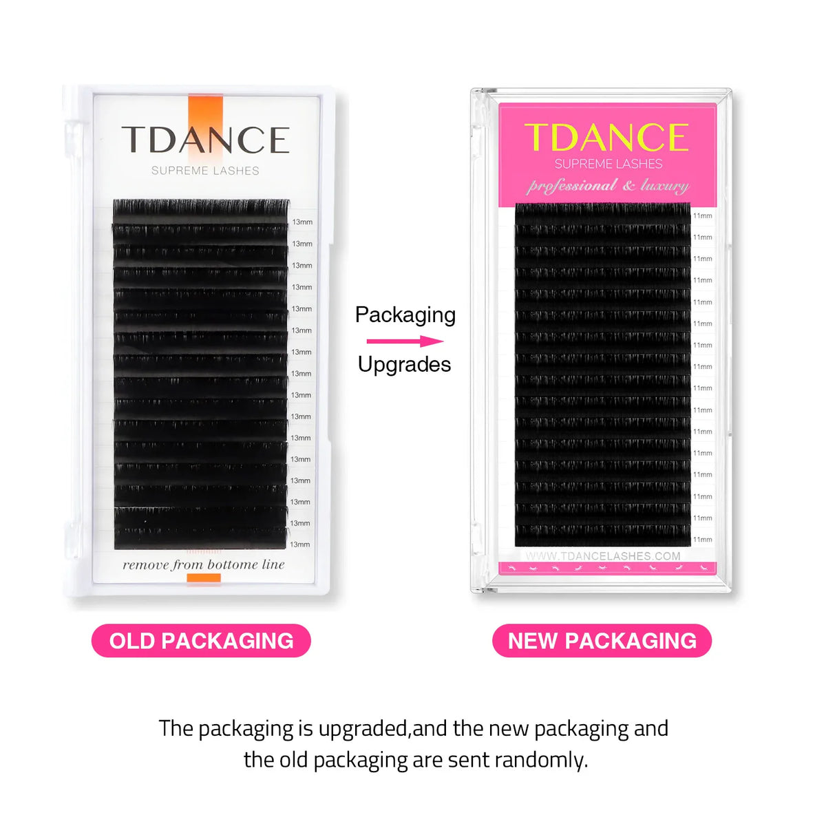 TDANCE Classic Eyelash Extension Korea PBT 16 Row Matte Black Faux Mink Lashes Russian Volume Makeup Eyelashes Individual Lash