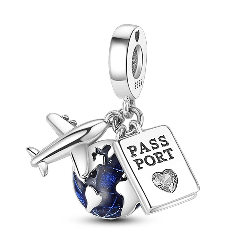 Charm Hot Sales 925 Silver Original Charms Beads Fit Pendant Charm Bracelet Dangle for Women DIY Fine Jewelry Making