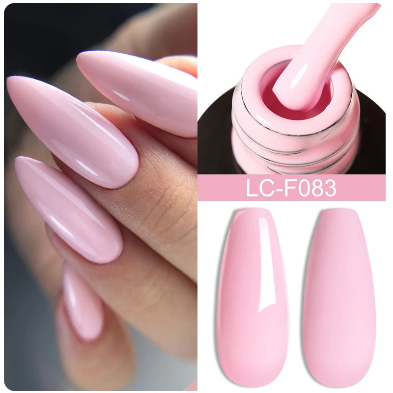 LILYCUTE 7ML Jelly Black Quick Extension Gel Nail Polish Nude Esmalte Unas Semipermanente UV Soak Off Nail Art Construction Gel