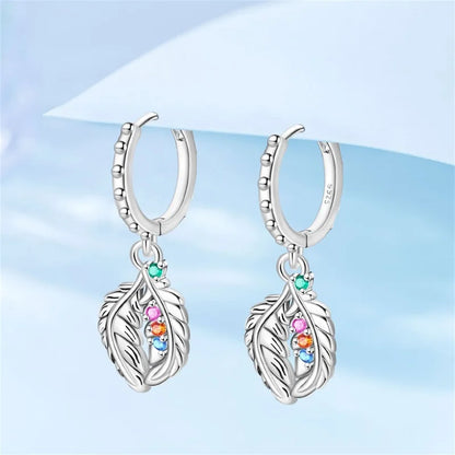 New 925 Sterling Silver Wine Cup Butterfly  Women Earrings Brilliant Wedding Engagement Star Earrings Jewelry Gift