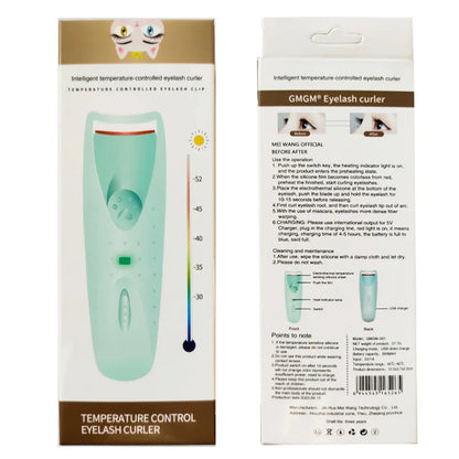 New Women Makeup Electric Heated Eyelash Curler Long Lasting Eye Lash Perm Heated Eyelashes Clip Automatic Tool