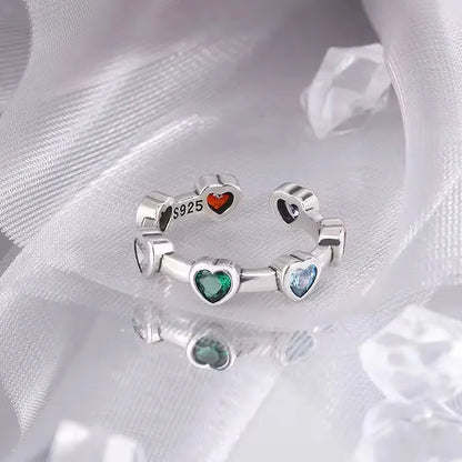 VENTFILLE 925 Sterling Silve Flower Ring for Women Gift Hollow Out Design Retro Hip Hop Versatile Jewelry Party Gift Dropship