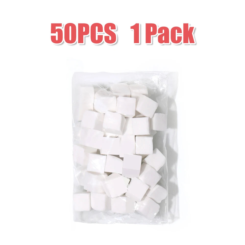 LINMANDA 200/50PCS Nail Sponge Sponge with Grab Pen and Sponge Grab Clip Set Nail Gradient Color Nail Tool Accessories