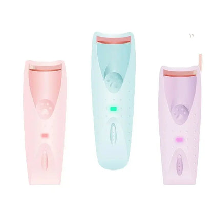 New Women Makeup Electric Heated Eyelash Curler Long Lasting Eye Lash Perm Heated Eyelashes Clip Automatic Tool