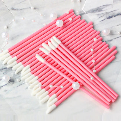 Makeup Brushes 5/50/100 Pcs Black Lip Brushes Applicator Eyelash Brushes Gloss Lipstick Wands Cosmetic Professional Make Up Tool
