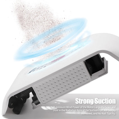 Clearance_LULAA Powerful Nail Dust Collector Fan Vacuum Cleaner Machine With Tools Dust Collecting Bag For Manicure Salon Equipm