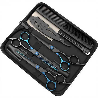 Hair Scissors Professional High Quality - Japan Steel 440C Barber Scissors, Hairdressing Scissors, Hair Cutting Shears, Sharp Bl