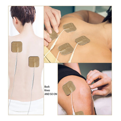 5x5cm EMS Muscle Stimulator Electrode Pads TENS Unit Gel Patches Electric Low Frequency Massage Machine Replacement Pad