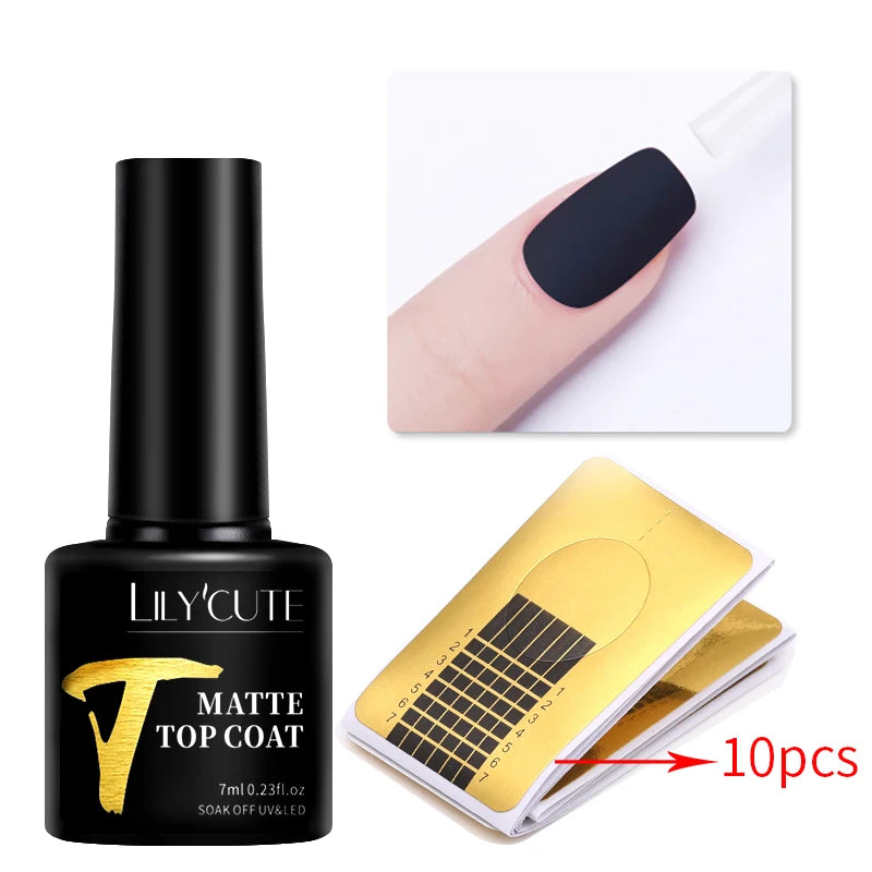 LILYCUTE 7ML Jelly Black Quick Extension Gel Nail Polish Nude Esmalte Unas Semipermanente UV Soak Off Nail Art Construction Gel