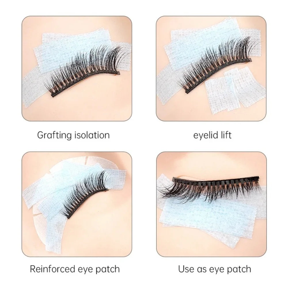 NonWoven Silicone Gel Tape Sensitive Skin Color Tape,Multi Use Micropore Breathable Under Eye Pad Patches,Eyelash Extension Tool