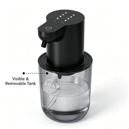 New Wall Mounted Automatic Soap Dispenser Foam Smart Hand Washing Machine 500ml Liquid Rechargeable Bathroom Induction Sensor