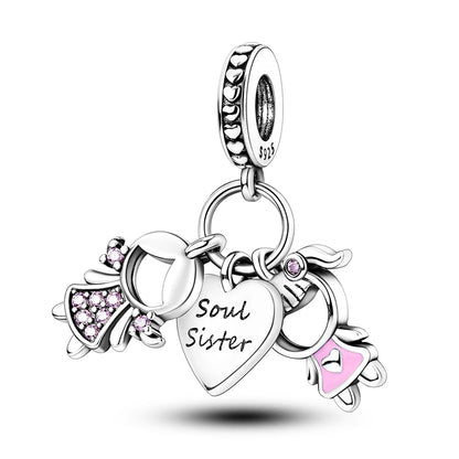 Charm Hot Sales 925 Silver Original Charms Beads Fit Pendant Charm Bracelet Dangle for Women DIY Fine Jewelry Making