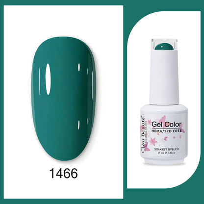 Clou Beaute TPO FREE Nail Gel Polish High Pigment Nail Art Supply Spring Summer Pastal Color Varnish UV Gel Clear Base Top Coat